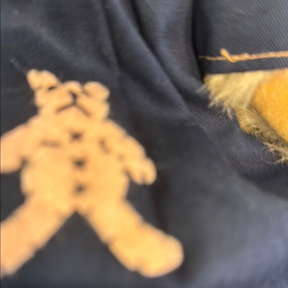 Bearington Collection Bear Blue and Brown Stuffed Animal Teddy Bear - Picture 4 of 10